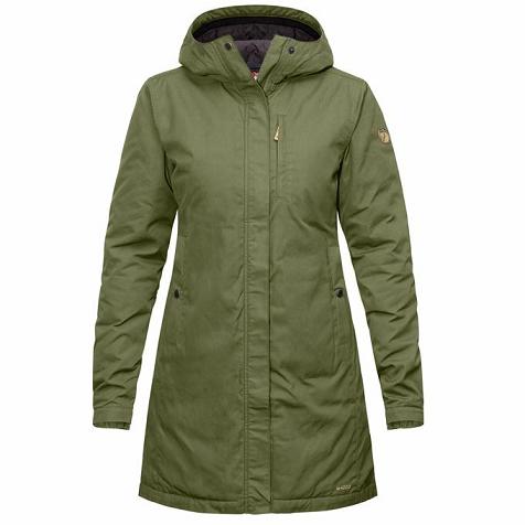 Fjallraven Women Kiruna Parka Green PH169532 Philippines